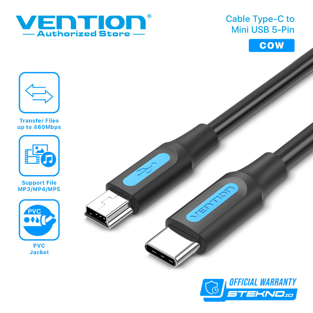 Vention Kabel Usb Type C to Mini B male 5pin
