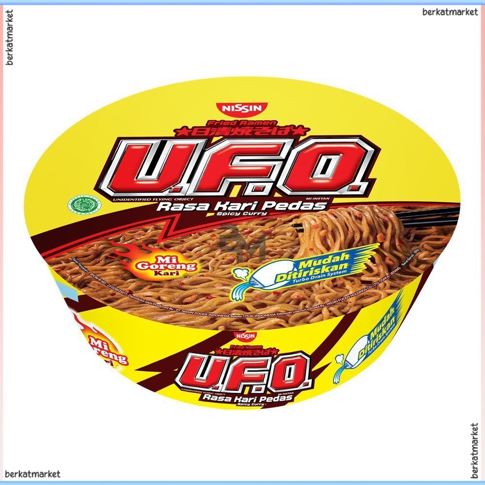 

Nissin Ramen Mie UFO Cup Saus Jepang Kari Pedas