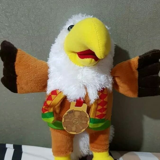 Boneka Momo Maskot Asian Para Games 2018