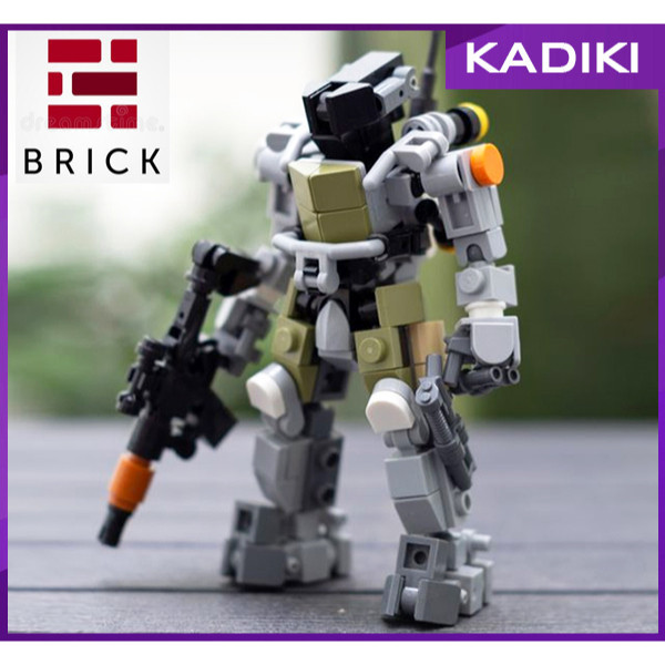 VR53WA Brick Mech Robot Block Mecha Robotik Teknik Mainan Lego Model Edukasi Action FIgure