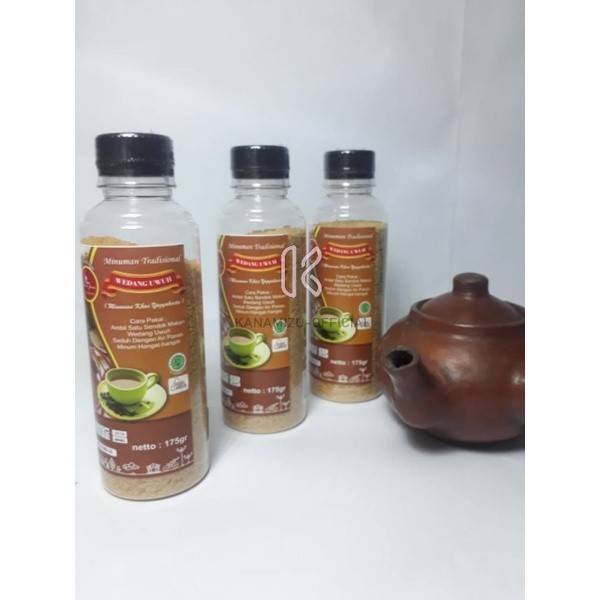 

Sekar Jawi Wedang Botol 175 gram Instant Minuman Tradisional Instan Bubuk Serbuk Jogja Yogyakarta Indonesia Uwuh Jahe Merah Wangi Secang Temulawak Kunyit Beras Kencur Sereh Sirih Jamu Herbal Sekarjawi