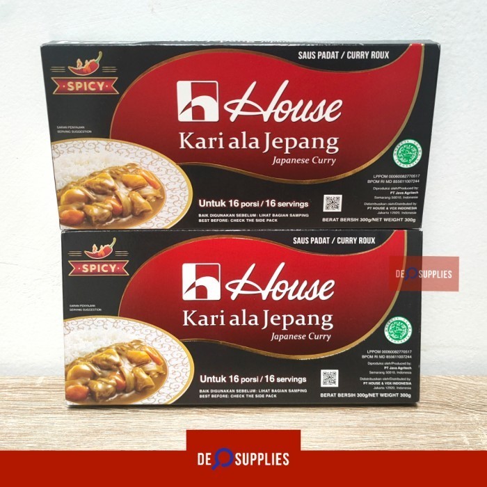 

Termurah-Promo Diskon House Curry Spicy Saus Kari Ala Jepang 300gr - Bumbu Kari Sauce Japan
