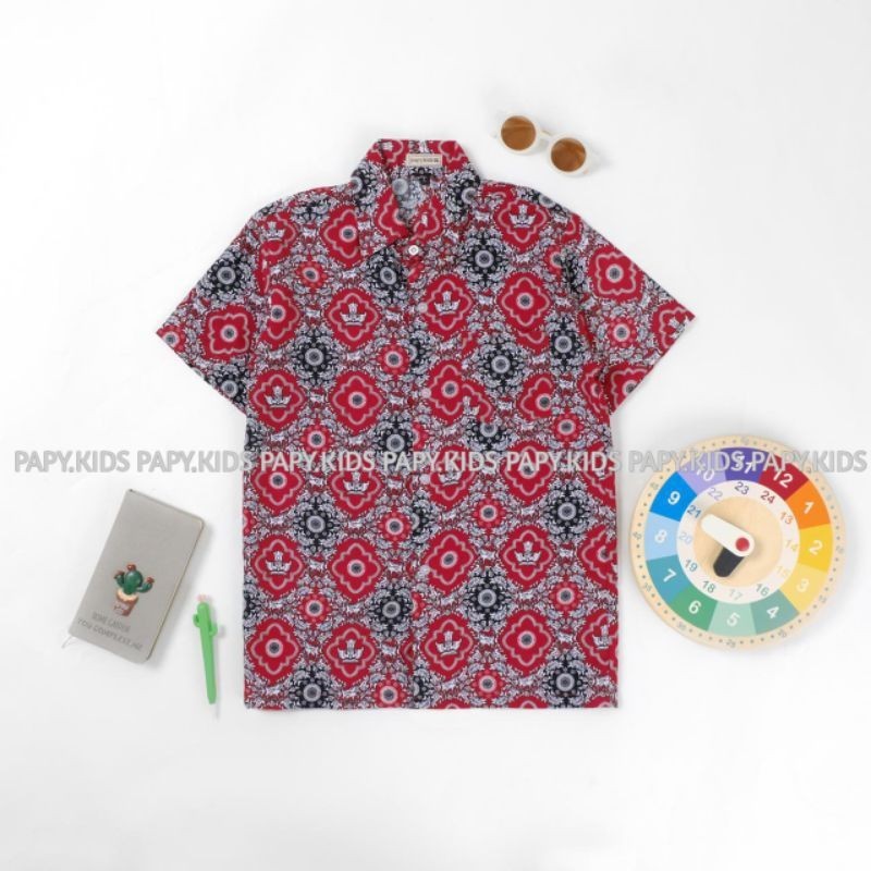 Baju Kameja Batik SD Nasional Tunas Nasional / Seragam Batik / Batik anak bangsa