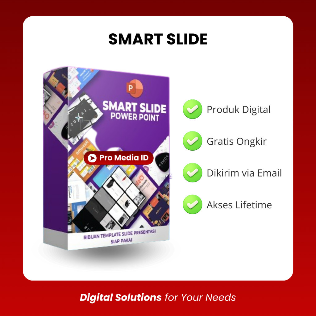 Smart Slide Template PPT Presentasi Powerpoint Profesional