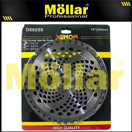 XENON Mata Pisau Potong Rumput Bulat 40T Pisau Bulat Mesin Potong Rumput 2 Tak Brush Cutter Blade