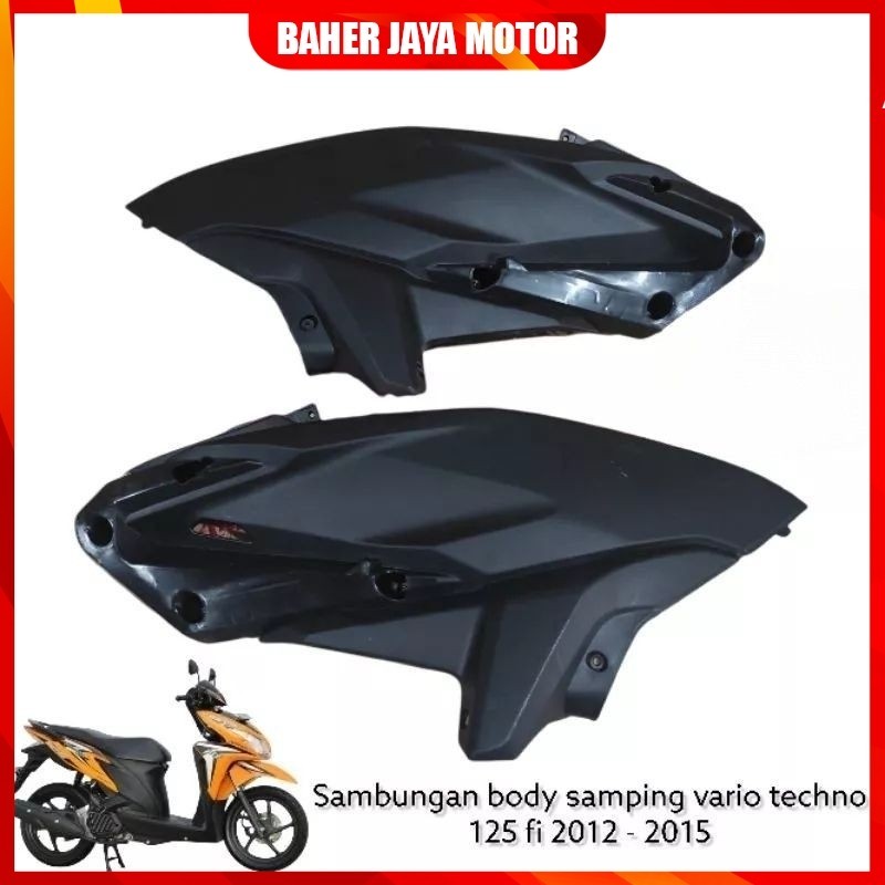 cover body side sambungan Body samping vario techno 125 fi KZR