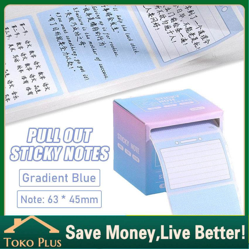 

(256PCS) Sticky Sticker Memo Roll Pull Out Sticky Note Lucu Stiker Memo Kertas Memo Alat Tulis Untuk Kantor Sekolah Decor Jurnal