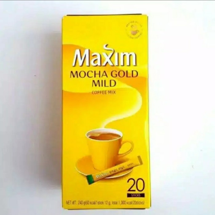 

AT Kopi Maxim Korea 1 box 20 sachet - Mocha Gold