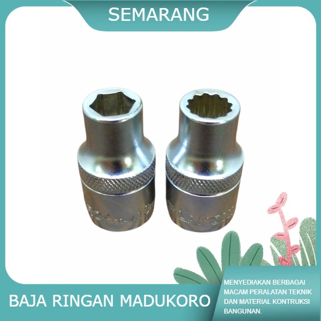 (BRSP) MATA KUNCI SOK 10MM LAKONI PRO 6PT/12PT