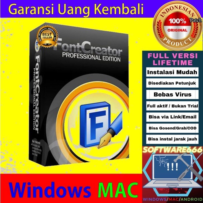 Software Membuat Font: High-Logic FontCreator 14 [WIN] - SOFTWARE - APLIKASI - PC