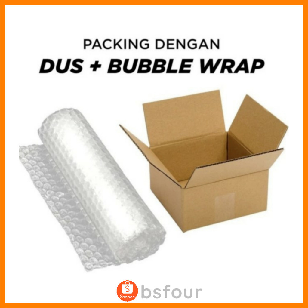 

PACKING TAMBAHAN DUS + BUBBLE WRAP