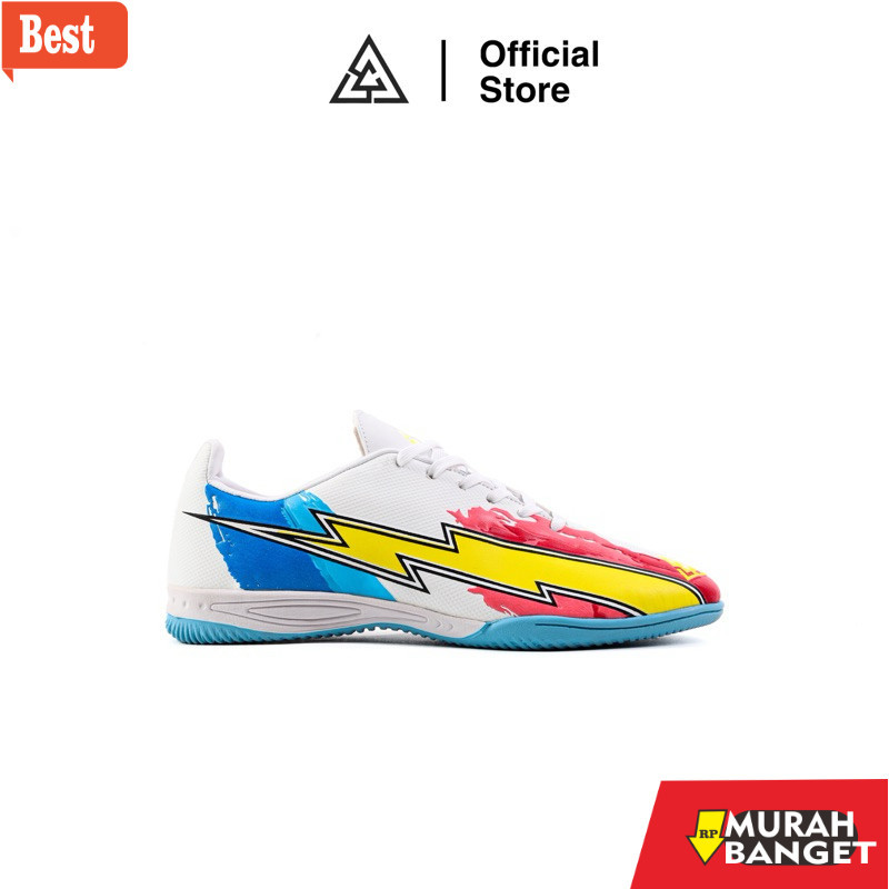 Sepatu futsal kekinian APHA - Sepatu Futsal Apha Maximus Biru Merah