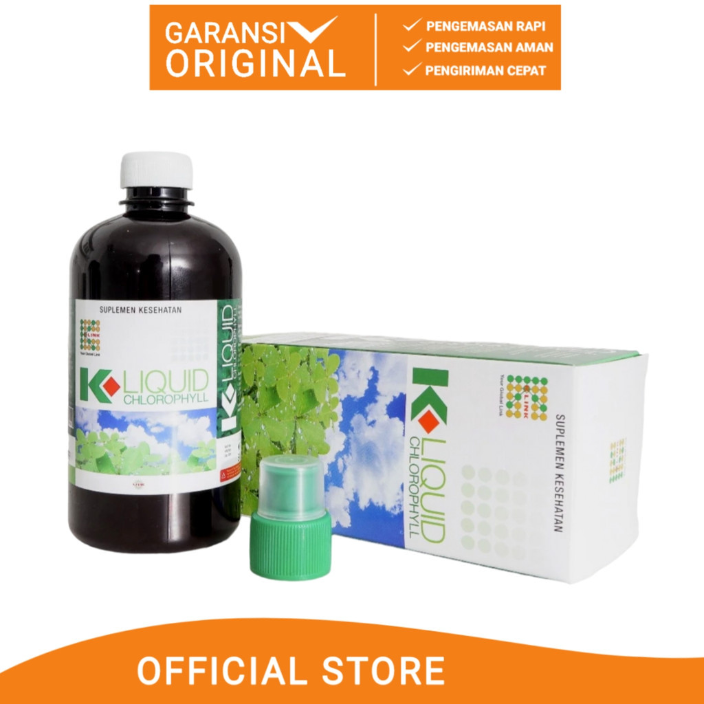 

K-Liquid Chlorophyll 500 ml KLOROFIL K-Link Original Clorofil Klink Klorofil BPOM 500ml Chlorophyl