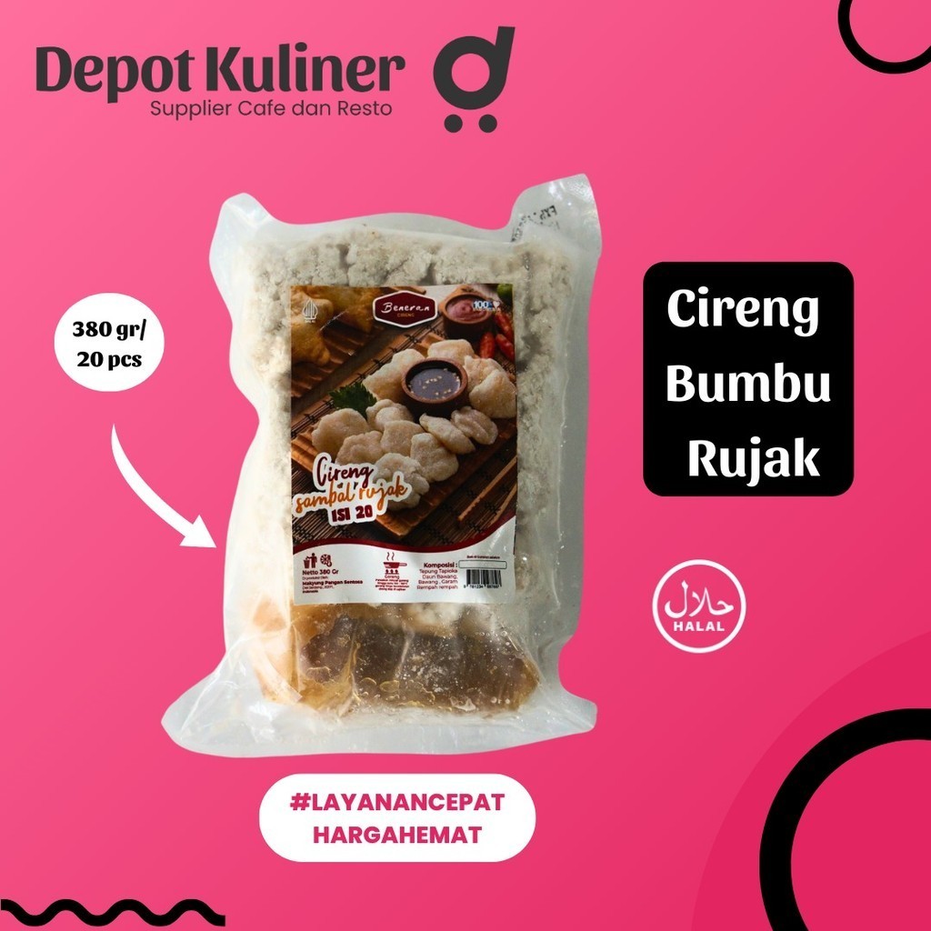

Beneran Cireng Bumbu Rujak isi 20 Pcs