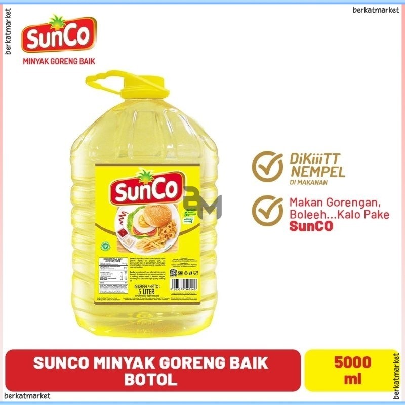 

Minyak Goreng Kelapa Sawit Sunco 5L 2L 1L 5LT 2LT 1LT Jerigen Besar Botol Cooking Oil Coconut 1 2 3 4 5 6 8 10 15 200 250 400 450 500 600 900 1500 Liter L ML KG 600ml 450ml 900ml Pouch Refill Dus Perdus Karton Big Pack Promo Murah Gratis Free Ongkir Murah