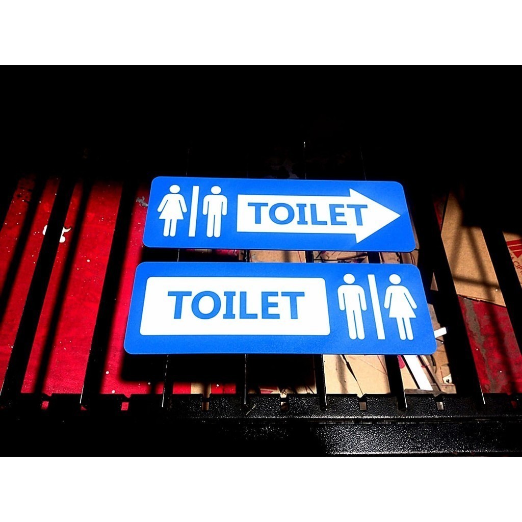 

Papan Petunjuk Toilet | Papan Akrilik | Akrilik Tinggal Tempel | Sign Toilet Akrilik