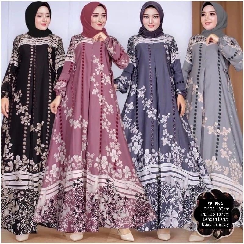 PROMO GAMIS HYGET /GAMIS TERBARU TUMPAL /GAMIS TEBAL/GAMIS JUMBO/BAJU GAMIS/GAMIS SYAR'I//BAJU WANIT
