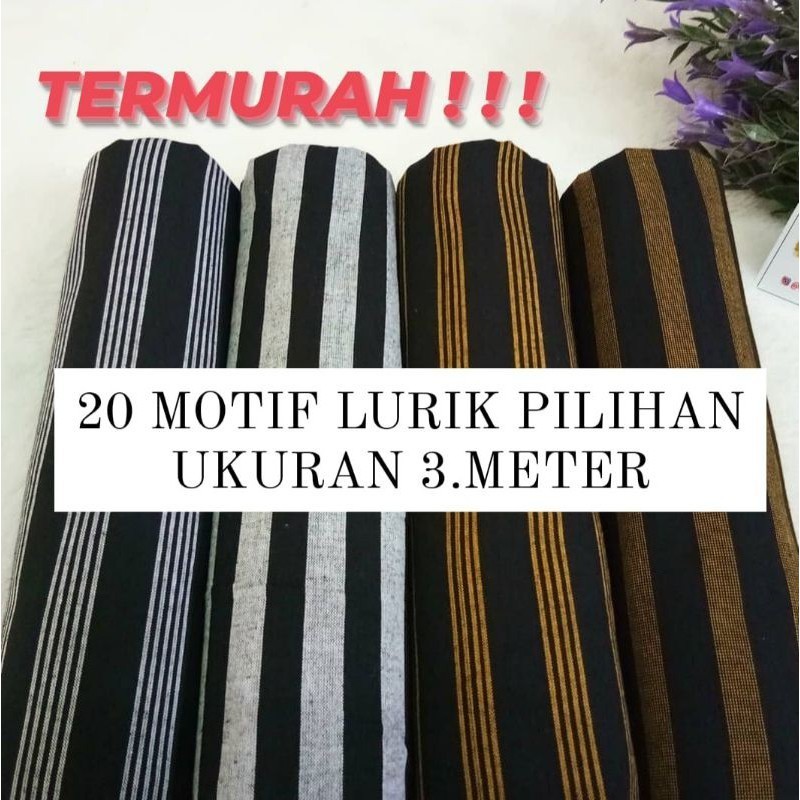 LURIK TENUN LURIK GARIS KAIN TENUN LURIK KAIN LURIK TENUN H NAIM