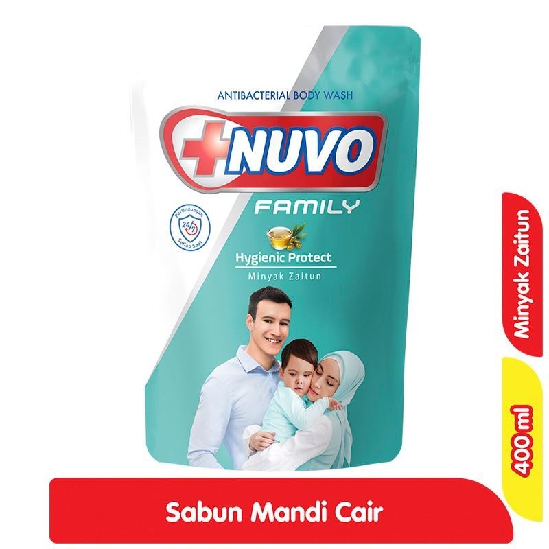NUVO Sakinah Sabun Mandi Cair Minyak Zaitun 400 ml