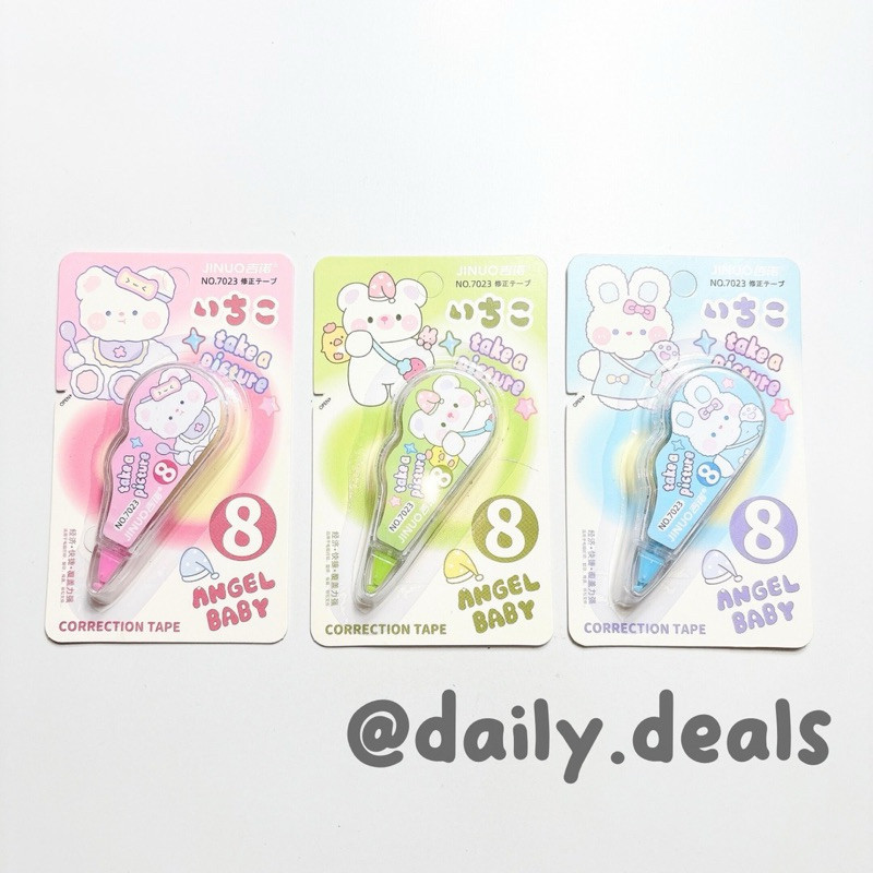 

TIPEX BUNNY MINI LUCU/ TIPEX ANGEL BABY MINI/ CORRECTION TAPE MINI LUCU BEST SELLER
