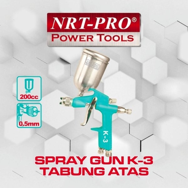 

NRT-PRO Spray Gun K3 Tabung Atas