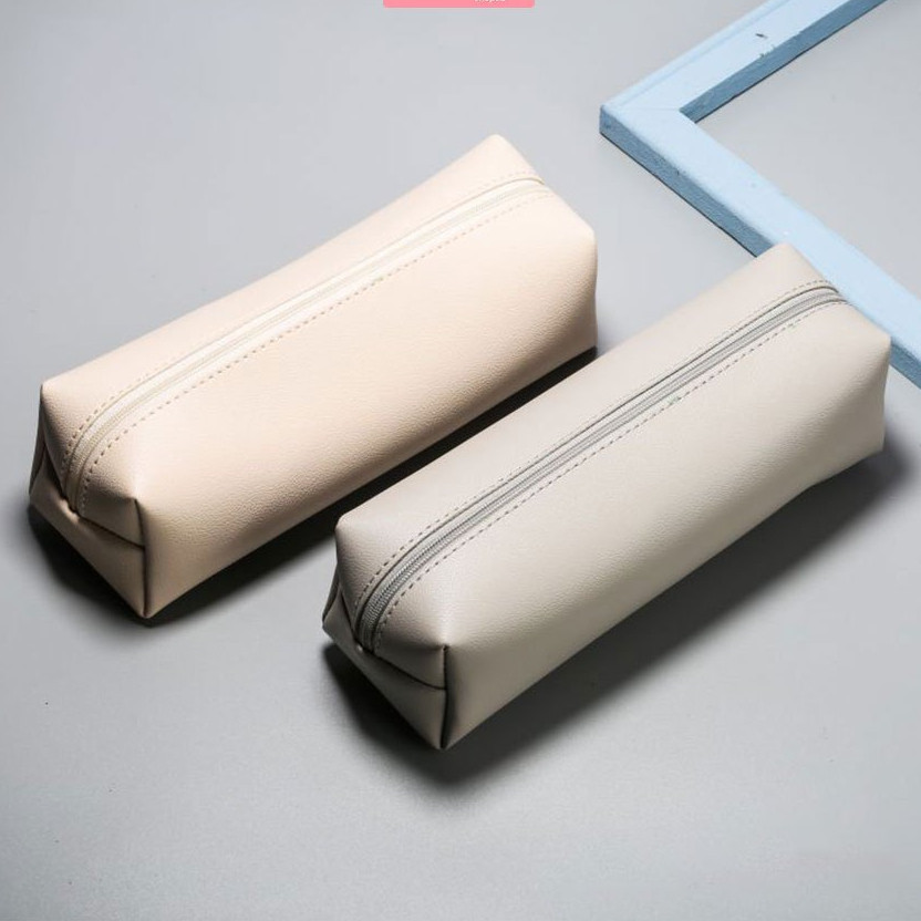 

Tempat pensil bahan kulit/ Pencil case korean style aesthetic