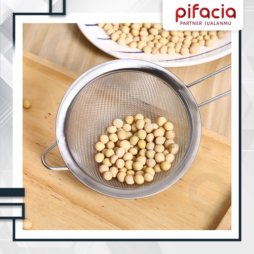 Saringan Tirisan Minyak Goreng Strainer Stainless Steel Besar Import