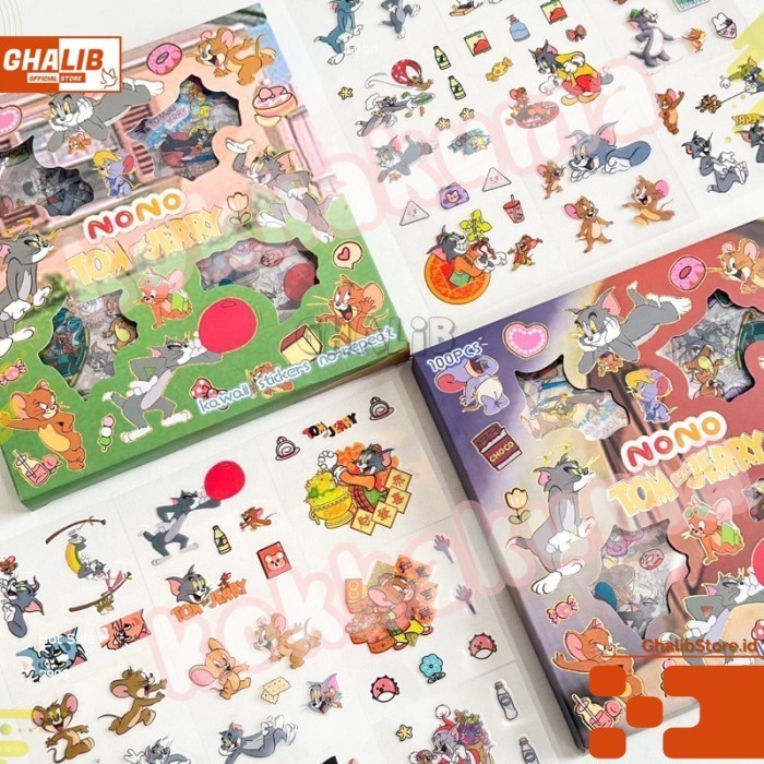 

Sticker Anak Isi 100 Lembar Sticker Box Nono Tom&Jerry