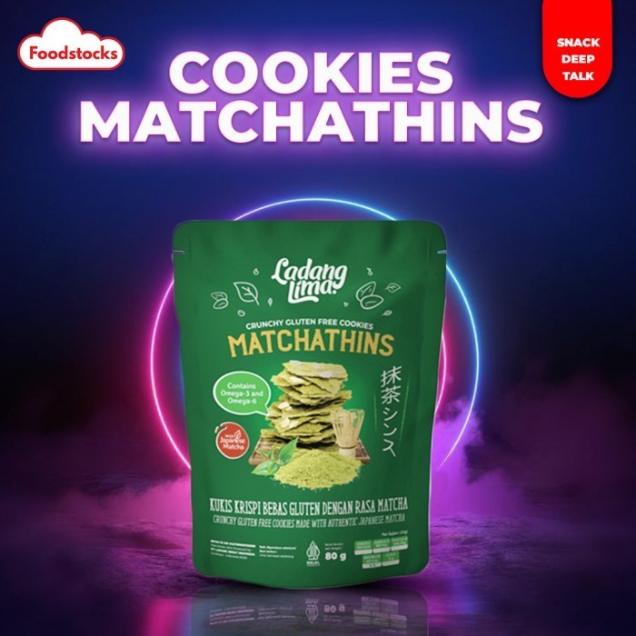 

TERMURAH Matchathins Cookies 80gr - Healthy Snack Bebas Gluten With Protein Ladang Lima