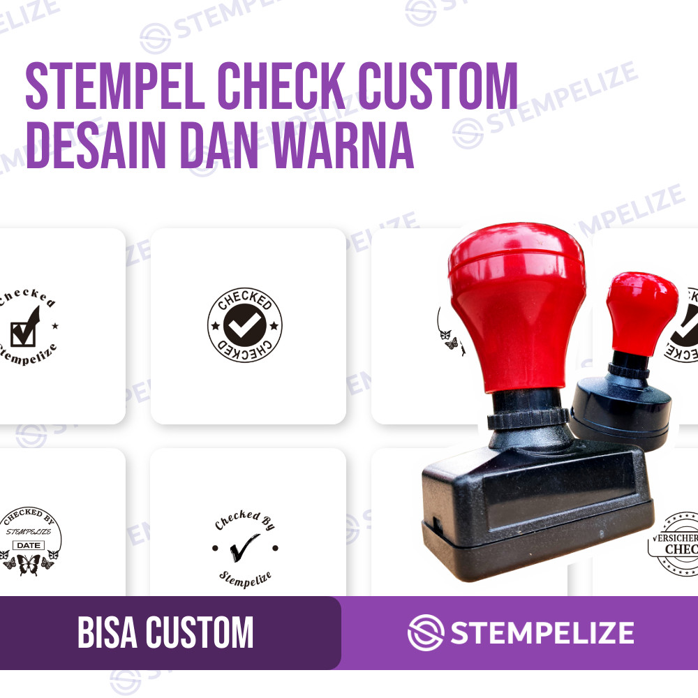 

Stempel Check Custom Desain Dan Warna