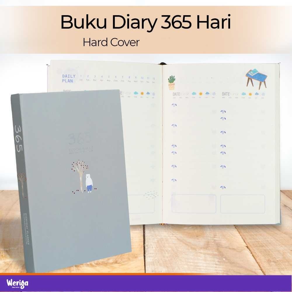 

DingDongTu Buku Diary 365 Hari Daily Journal Hard Cover 128 Pages - DDT-4083