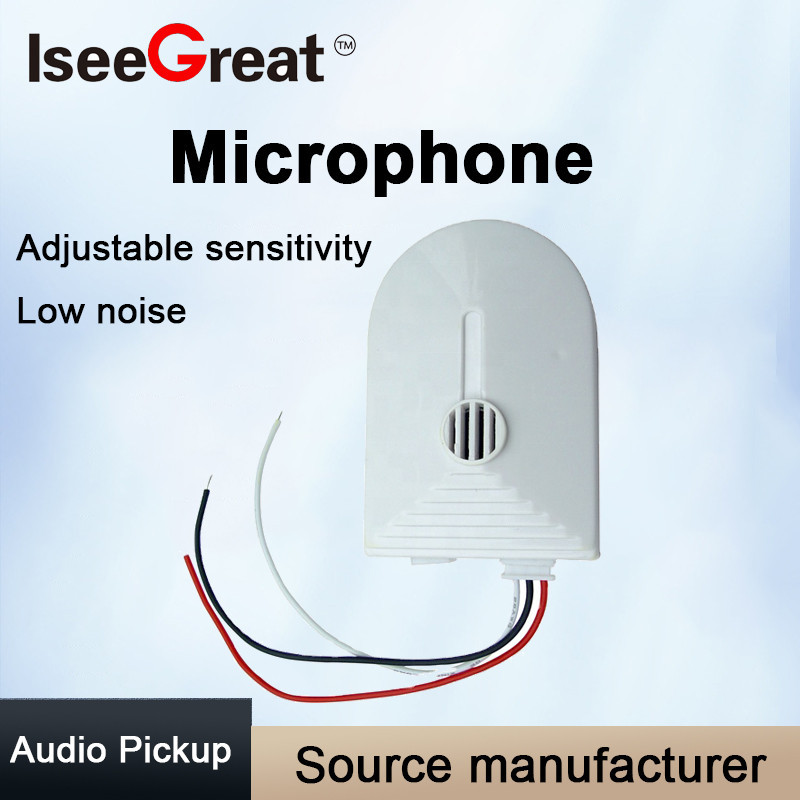 

CCTV Microphone Cheap Audio Monitor High sensitive Noise cancelling Mikrofon for Surveillance System Voice Pickup