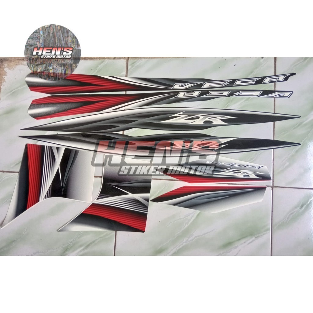 stiker striping motor yamaha Vega zr 2012