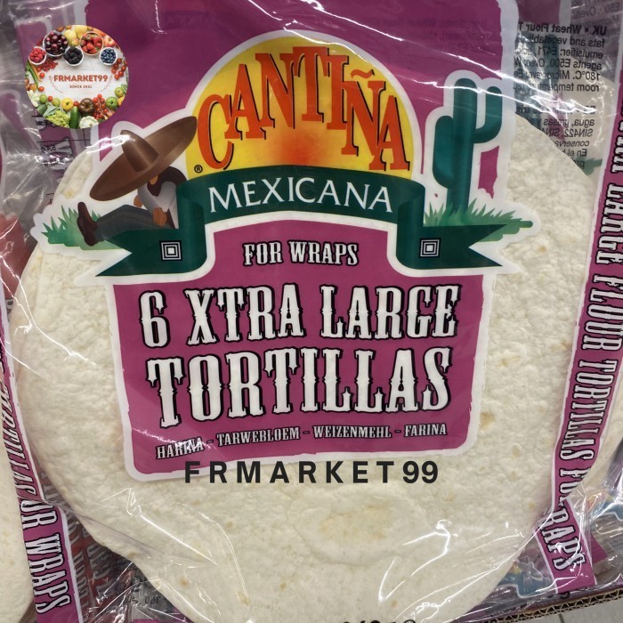 

Cantina Mexicana 6 Xtra Large Tortillas / 360 grm