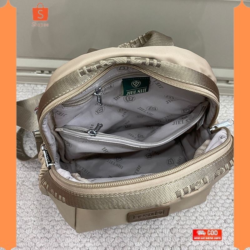 ✨COD✨ -JIELSHI Tas Ransel wanita terbaru 2tali terbaru