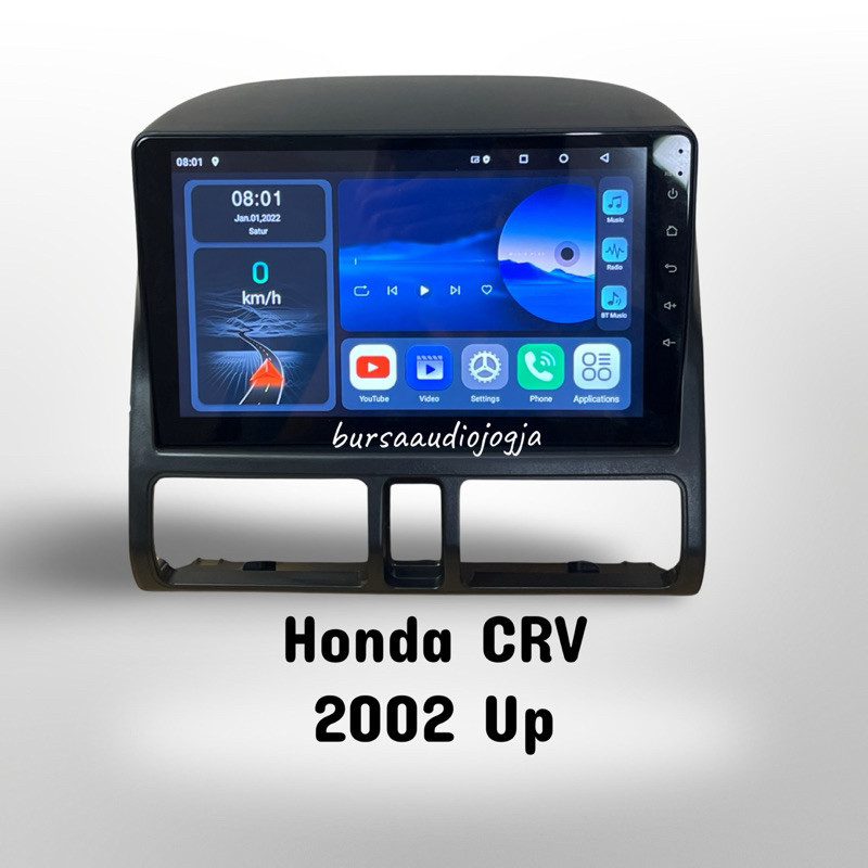 Frame 9 inch Honda CRV Gen 2 2001 - 2007 Panel Head Unit