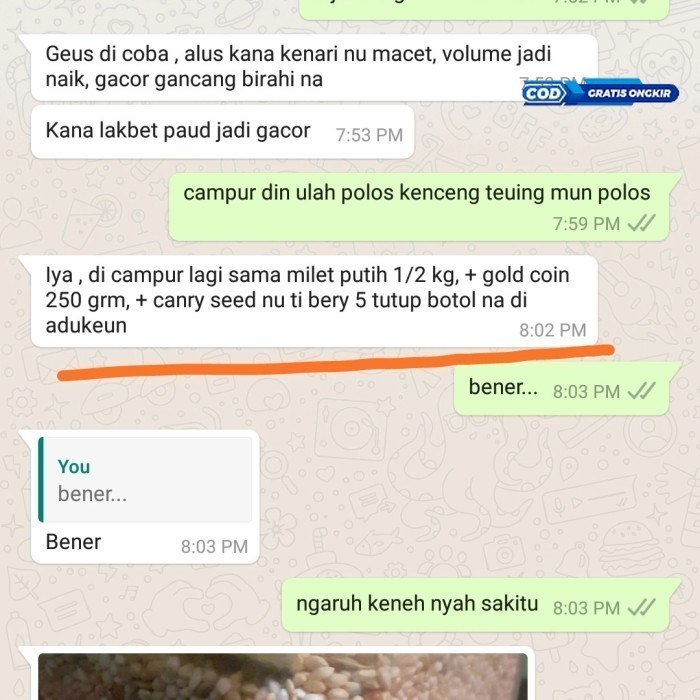 ✨TERMURAH✨ -VIEN MIX SEED Pakan Branjangan/Kenari/finch