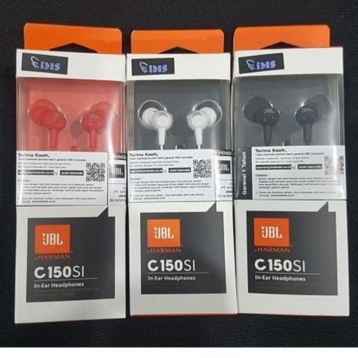 JBL C150Si Headset C150 Earphone 100%Original Resmi IMS