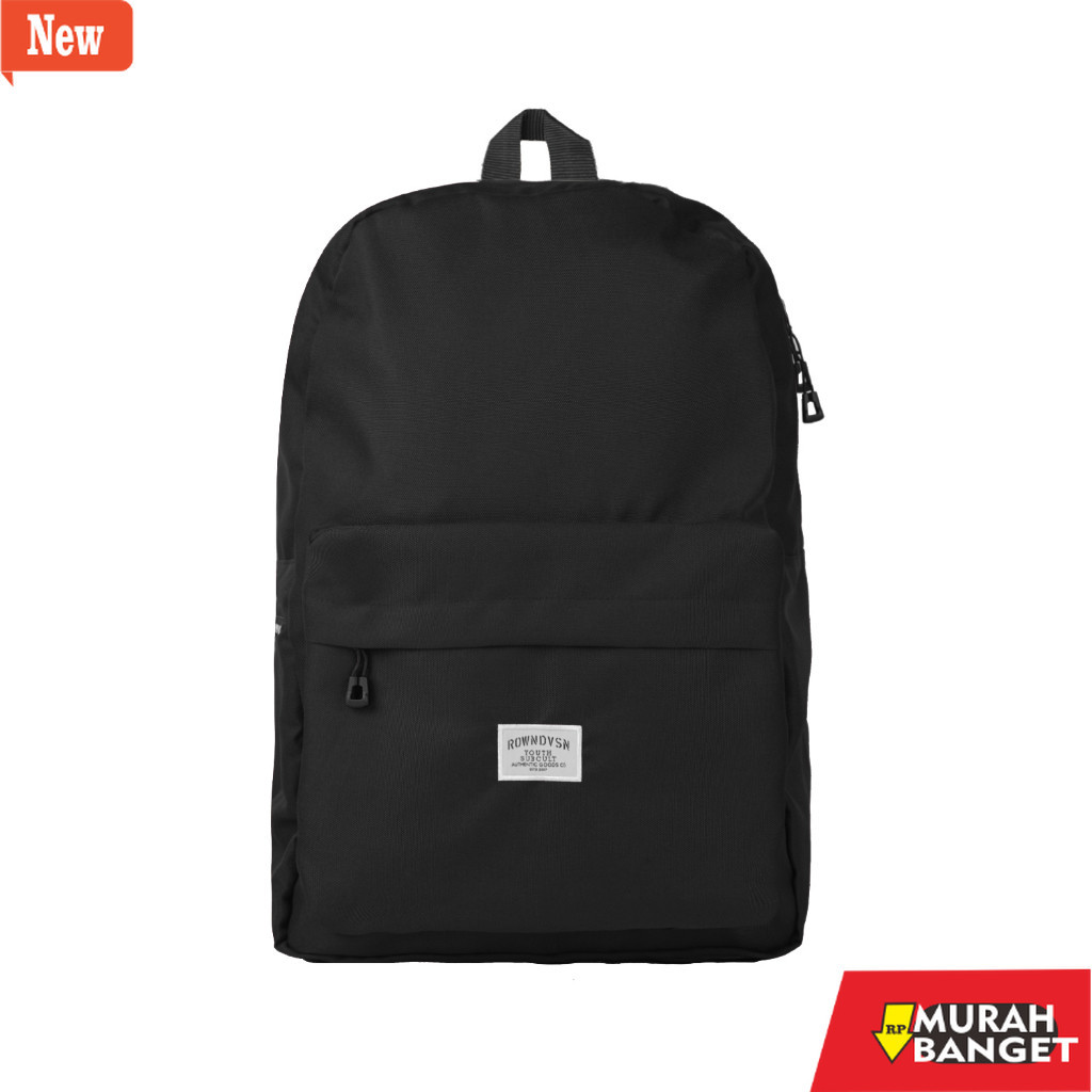 tas ransel wanita shopee Rown Dvsn Bag pack Black - Rown Division Tas Ransel Aristo Black