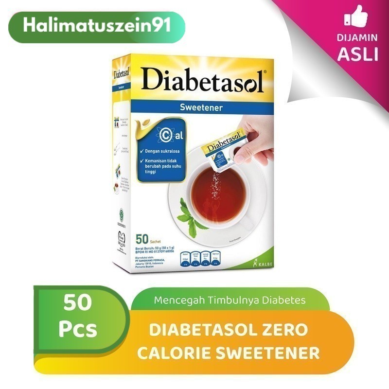 

Diabetasol Zero Calorie Sweetener (50 Pcs)