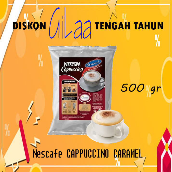 

Nescafe Cappuccino Caramel 500gr MID YEAR SALE Nestle