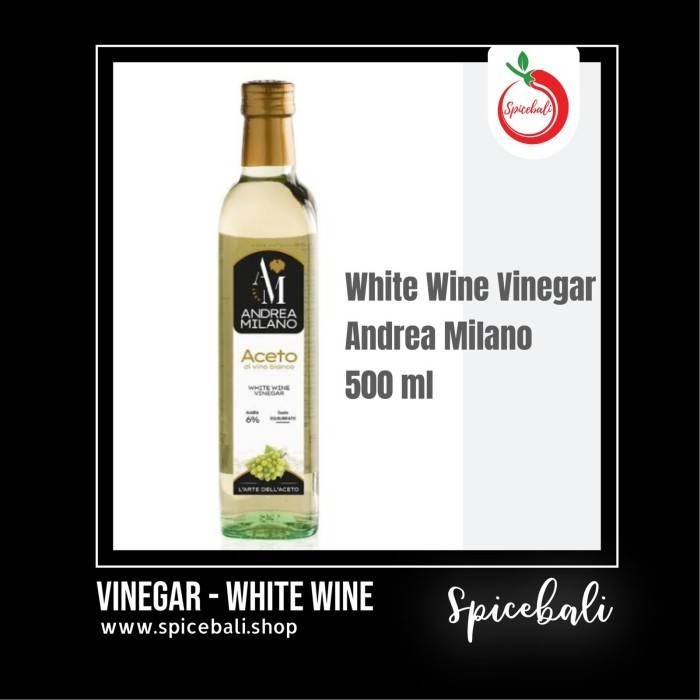 

Andrea Milano - White Wine Vinegar 500 ml - Origin Italy - White Wine k1