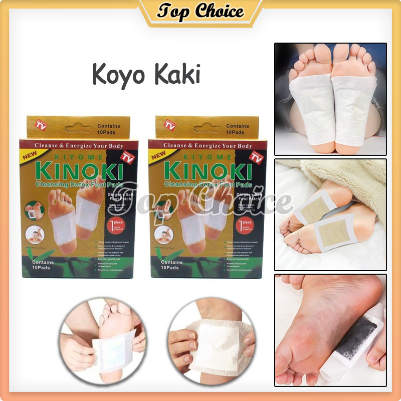 Koyo Kaki 10 Pcs / Koyo Herbal Kaki / Kaki Pad Koyo Detoks