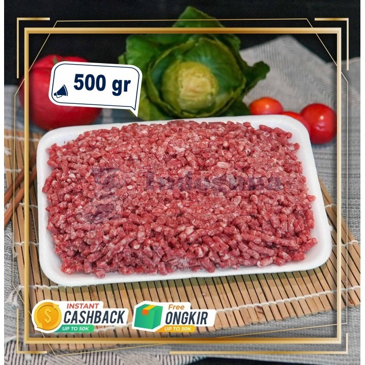 

Wagyu Topside Mb 6-7 Ground Beef 500Gr / Daging Giling Wagyu Topside Mb 6-7