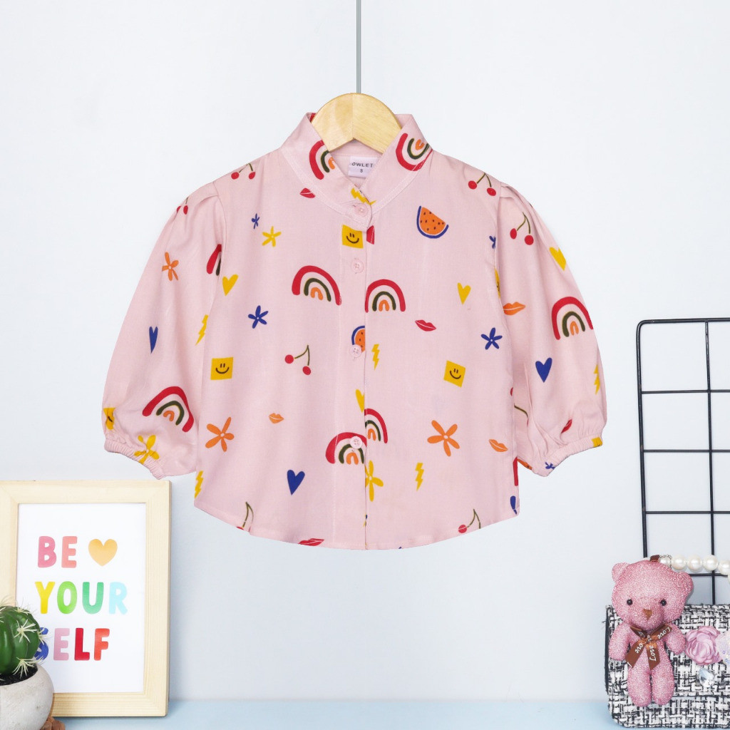 Blouse rayon anak / atasan anak / rayon anak perempuan / kemeja rayon / Kaos anak perempuan / Atasan