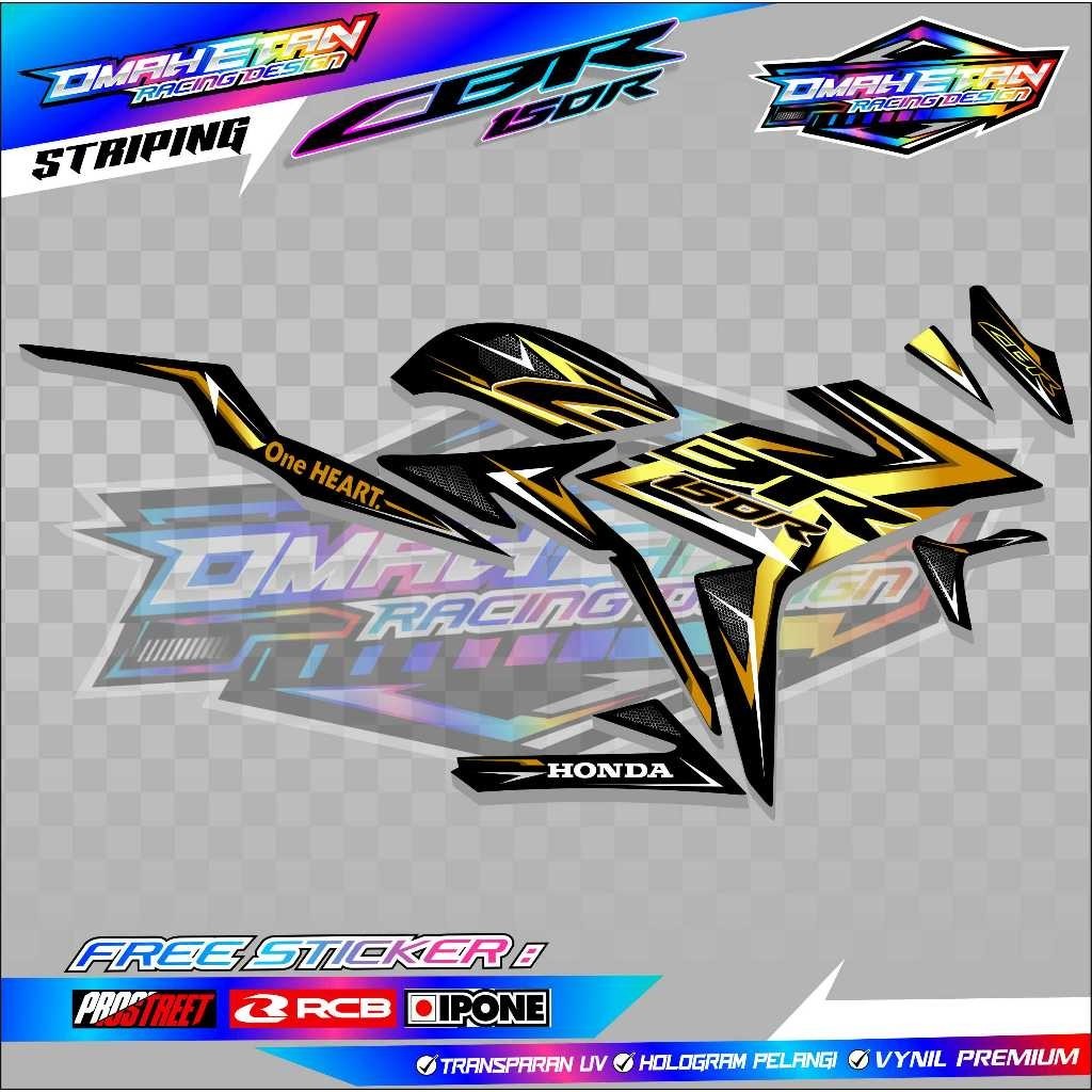 STRIPING VARIASI MOTOR HONDA CBR 150R FACELIFT / STICKER LIST VARIASI MOTOR CBR 150R