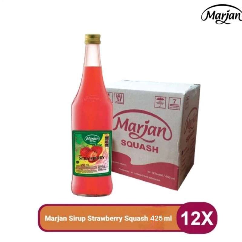 

Marjan Squash Sirup Rasa Strawberry 1 Karton (425ml x 12 Botol)