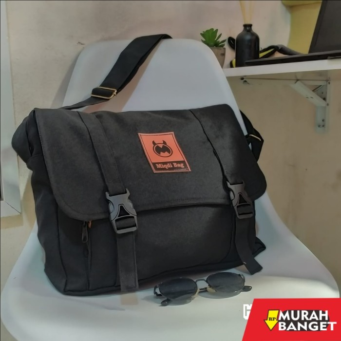 tas selempang pria kekinian Tas Slempang Kanvas Pria Dan Wanita, Sekolah dan Kuliah Premium - jeans 