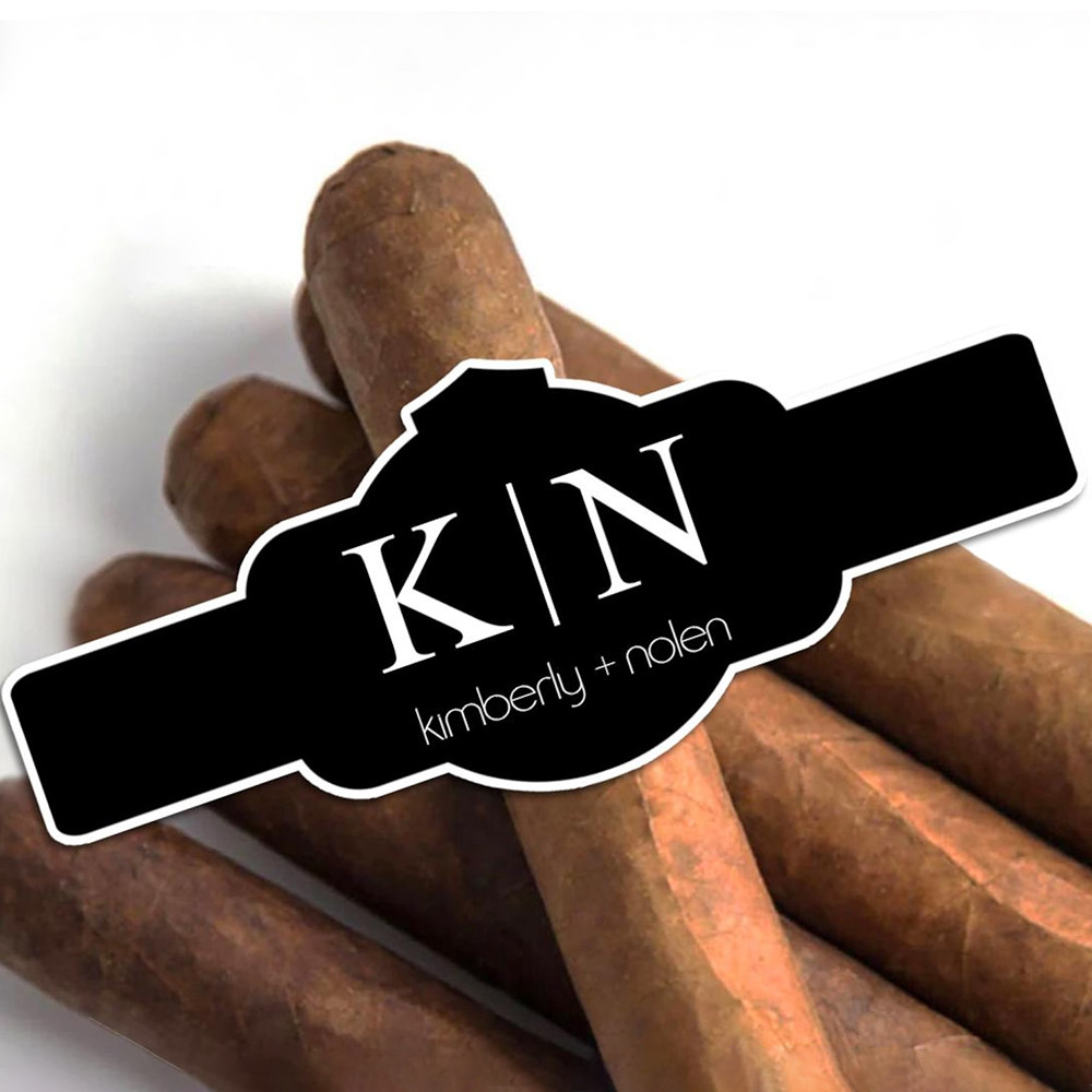 

Custom Wedding Cigar Bands Sticker for Groom Birthday Cigar Label Custom Labels Tags Groomsmen Father's Day Gift Party Decor