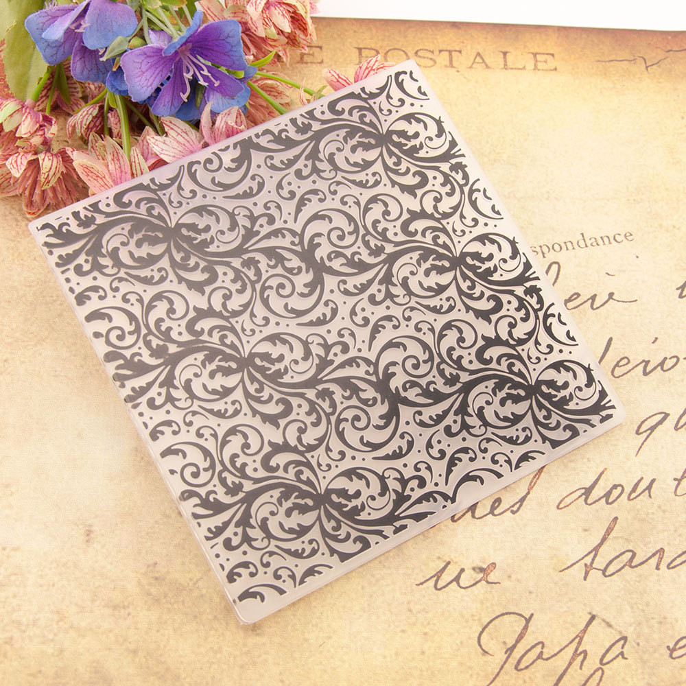 

Flowers Plastic Embossing Folders for DIY Scrapbooking Paper Craft/Card Making Decoration Supplies